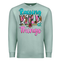 Seafoam raising wild things Premium Sweatshirt - texasbilliewilder