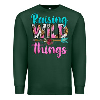 Sports Green raising wild things Premium Sweatshirt - texasbilliewilder