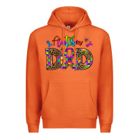Carrot rainbow colors autism dad Premium Hoodie - AdoDesignShop