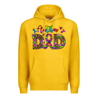 Lemon rainbow colors autism dad Premium Hoodie - AdoDesignShop