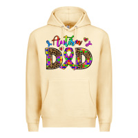 Pina Colada rainbow colors autism dad Premium Hoodie - AdoDesignShop