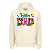 Sandshell rainbow colors autism dad Premium Hoodie - AdoDesignShop