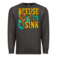 Smoke refuse to sink western Premium Sweatshirt - texasbilliewilder