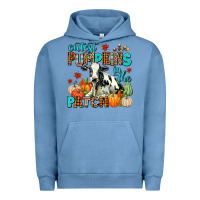 Pigment Pebble Blue cutest pupkins in the patch Urban Hoodie - AdoDesignShop