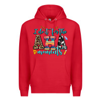 Red i do it for the aha moments Premium Hoodie - AdoDesignShop