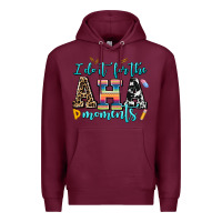 Burgundy i do it for the aha moments Premium Hoodie - AdoDesignShop