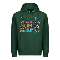 Sports Green i do it for the aha moments Premium Hoodie - AdoDesignShop