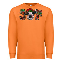 Carrot Christmas Joy Heifer Cow Premium Sweatshirt - RanaPortraitStore