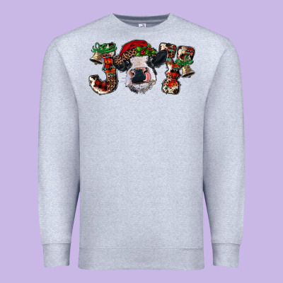 Premium Sweatshirt Christmas Joy Heifer Cow