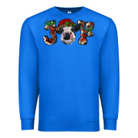True Royal Christmas Joy Heifer Cow Premium Sweatshirt - RanaPortraitStore