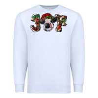 White Christmas Joy Heifer Cow Premium Sweatshirt - RanaPortraitStore