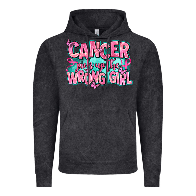 Cancer Pick Up The Wrong Girl Vintage Hoodie by AdoDesignShop | Teevron
