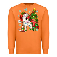 Carrot Christmas unicorn Premium Sweatshirt - Zillion Design Studio