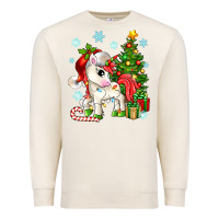 Sandshell Christmas unicorn Premium Sweatshirt - Zillion Design Studio