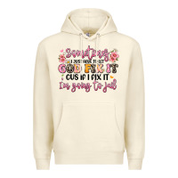 Sandshell sometimes i just have to let god fix it Premium Hoodie - JahusDesignShop