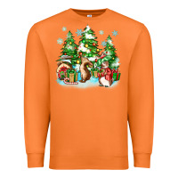 Carrot christmas rabbits Premium Sweatshirt - Zillion Design Studio