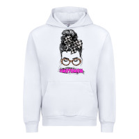 White motomom Urban Hoodie - JahusDesignShop