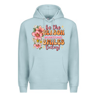 Blue Mist be the reason someone smiles today Premium Hoodie - JahusDesignShop