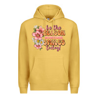 Antique Gold be the reason someone smiles today Premium Hoodie - JahusDesignShop