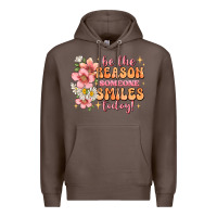 Coffee be the reason someone smiles today Premium Hoodie - JahusDesignShop