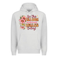 Dove Grey be the reason someone smiles today Premium Hoodie - JahusDesignShop