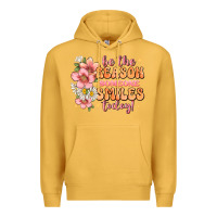 Mustard be the reason someone smiles today Premium Hoodie - JahusDesignShop
