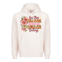 Pale Pink be the reason someone smiles today Premium Hoodie - JahusDesignShop