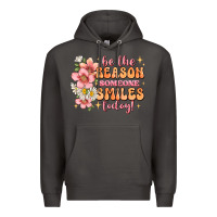Smoke be the reason someone smiles today Premium Hoodie - JahusDesignShop