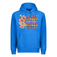 True Royal be the reason someone smiles today Premium Hoodie - JahusDesignShop
