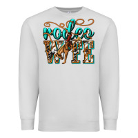 Dove Grey rodeo wife western Premium Sweatshirt - texasbilliewilder