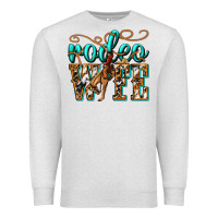 Oatmeal Heather rodeo wife western Premium Sweatshirt - texasbilliewilder