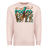 Pale Pink rodeo wife western Premium Sweatshirt - texasbilliewilder