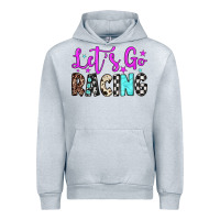 Heather Grey let's go racing Urban Hoodie - JahusDesignShop