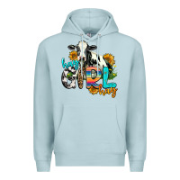 Blue Mist hay girl hay Premium Hoodie - AdoDesignShop