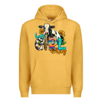 Mustard hay girl hay Premium Hoodie - AdoDesignShop