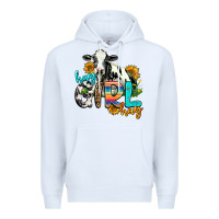 White hay girl hay Premium Hoodie - AdoDesignShop