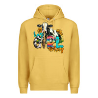 Antique Gold hay girl hay Premium Hoodie - AdoDesignShop