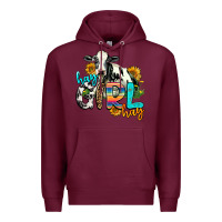 Burgundy hay girl hay Premium Hoodie - AdoDesignShop