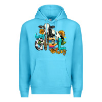 Ocean Blue hay girl hay Premium Hoodie - AdoDesignShop