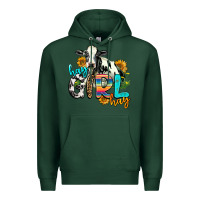 Sports Green hay girl hay Premium Hoodie - AdoDesignShop