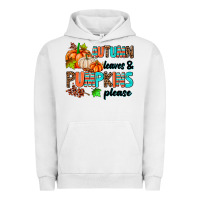 Pigment Lunar Rock autumn leaves pumpkin please Urban Hoodie - AdoDesignShop