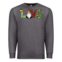 Charcoal Heather Christmas Love Gnome Premium Sweatshirt - RanaPortraitStore