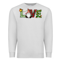 Dove Grey Christmas Love Gnome Premium Sweatshirt - RanaPortraitStore