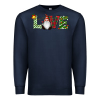 Navy Christmas Love Gnome Premium Sweatshirt - RanaPortraitStore