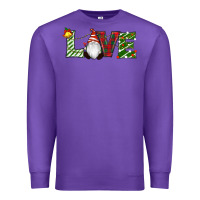 Purple Christmas Love Gnome Premium Sweatshirt - RanaPortraitStore