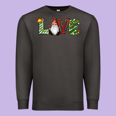 Premium Sweatshirt Christmas Love Gnome