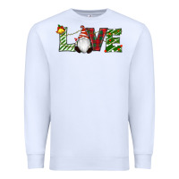 White Christmas Love Gnome Premium Sweatshirt - RanaPortraitStore