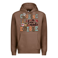 Chestnut cooking is love made edible Premium Hoodie - AdoDesignShop