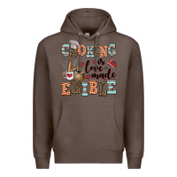 Coffee cooking is love made edible Premium Hoodie - AdoDesignShop