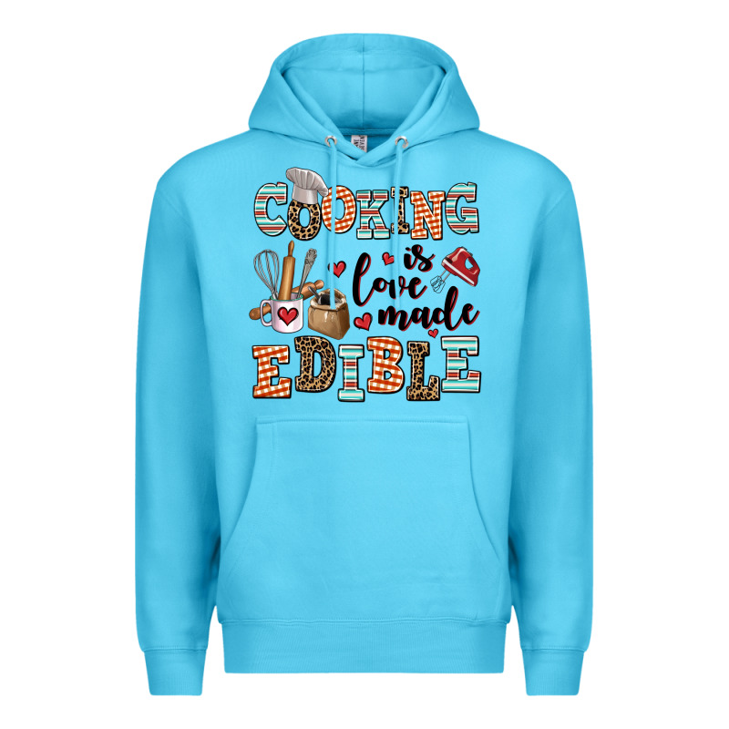 Cooking Is Love Made Edible Premium Hoodie by AdoDesignShop | Teevron